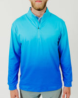 Caribbean Fade Quarter Zip - Men's - Yatta Golf