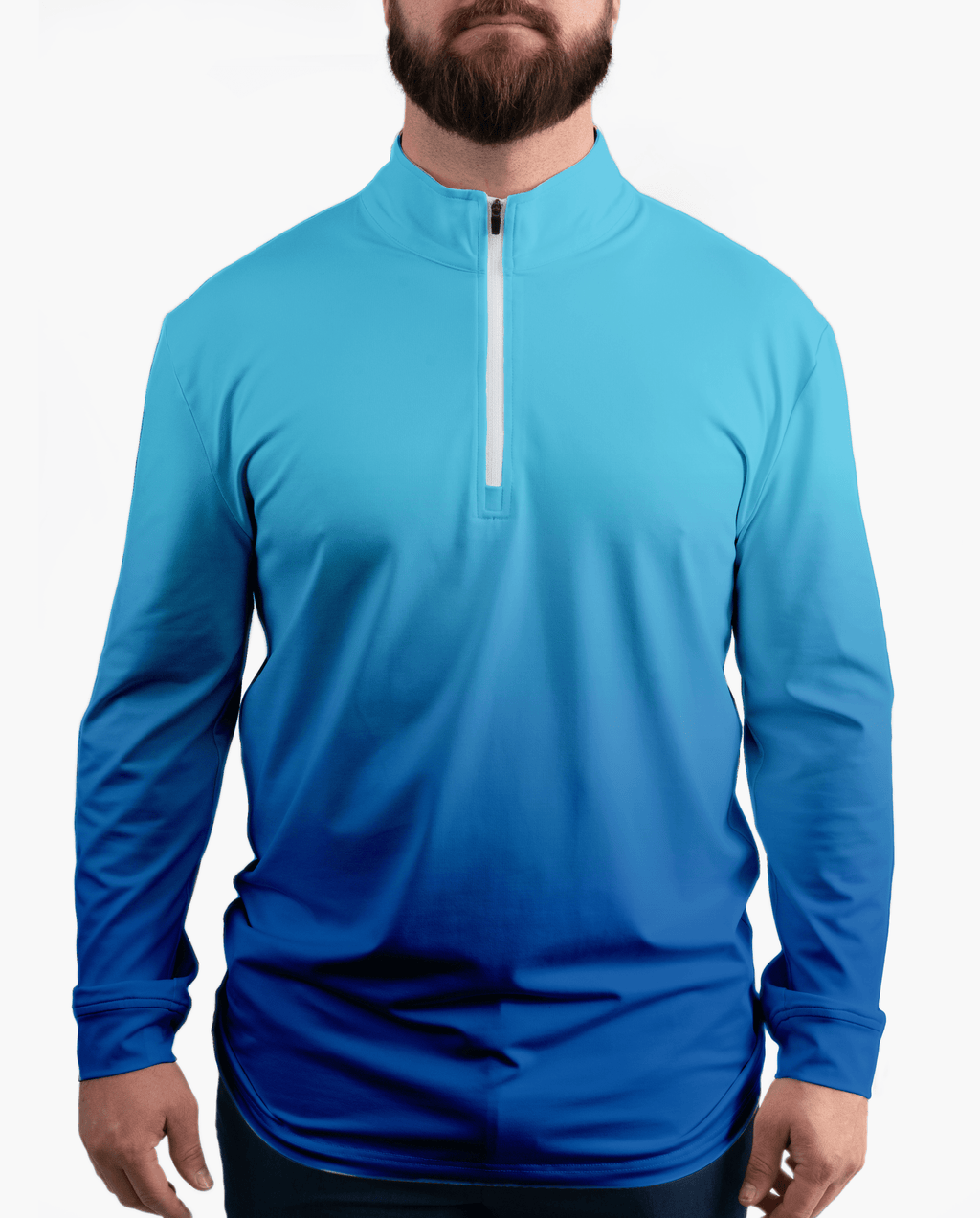 Caribbean Fade Quarter Zip - Men's - Yatta Golf