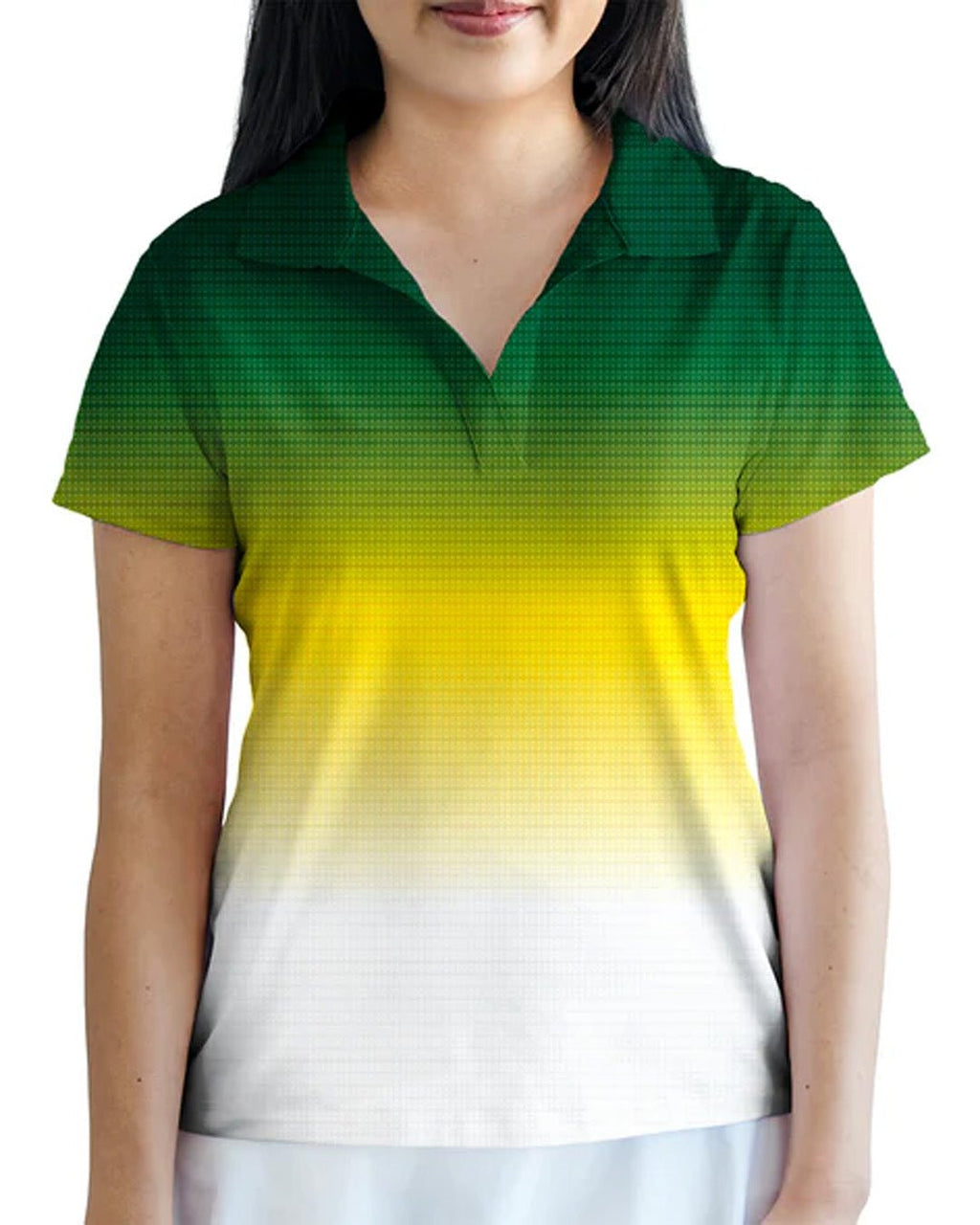 Chromafade Golf Polo. Women's. LIMITED EDITION. - Yatta Golf