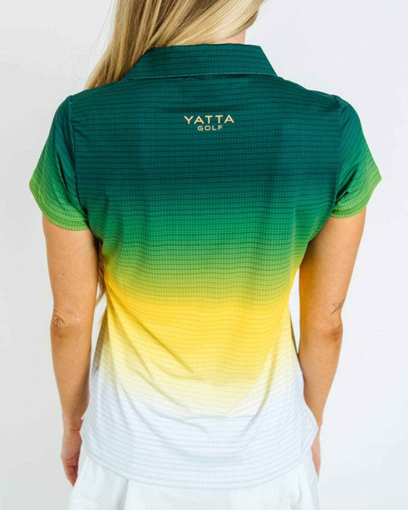 Chromafade Golf Polo. Women's. LIMITED EDITION. - Yatta Golf