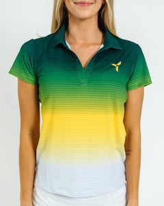 Chromafade Golf Polo. Women's. LIMITED EDITION. - Yatta Golf