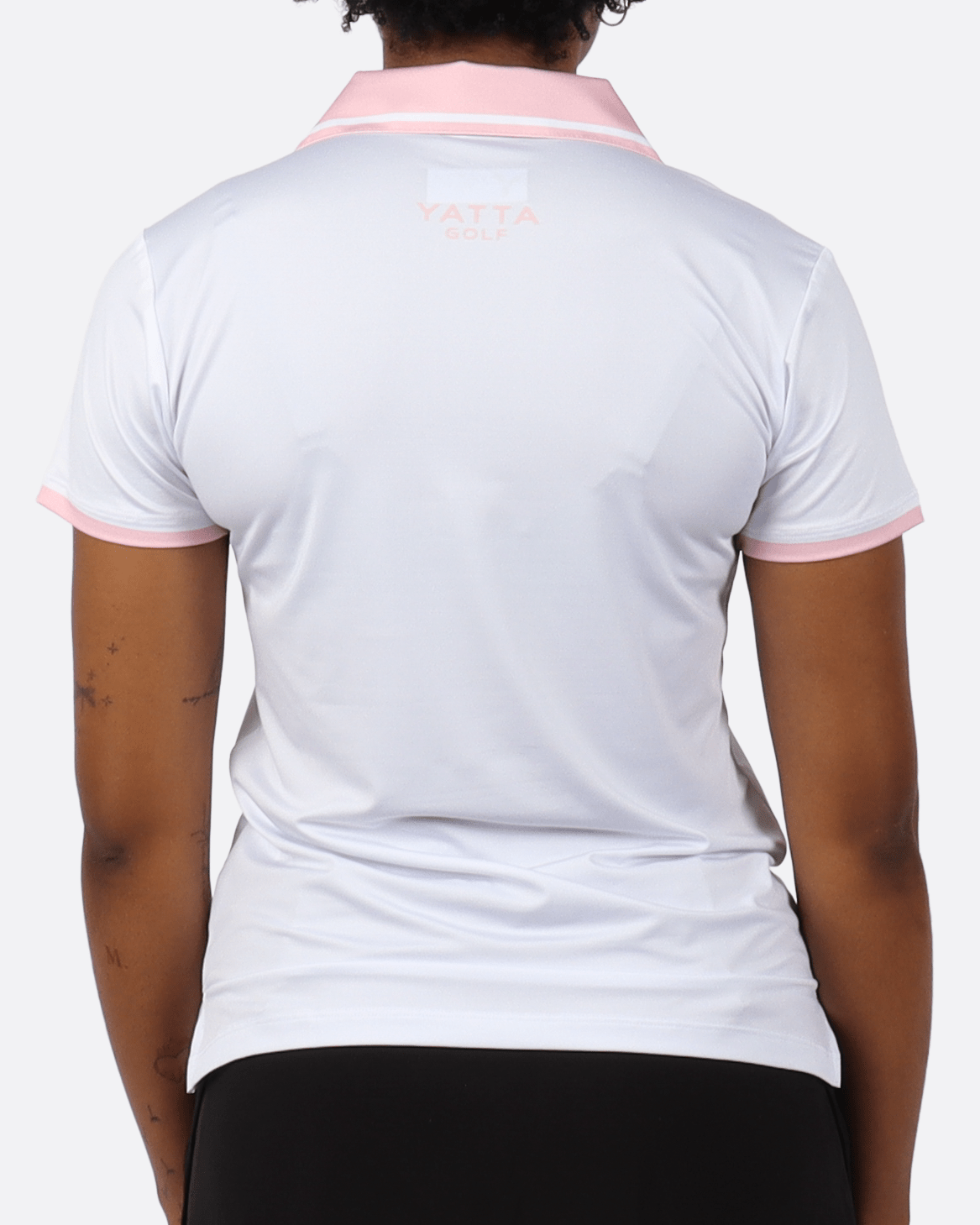 Classy Pink Women's Golf Polo - Yatta Golf