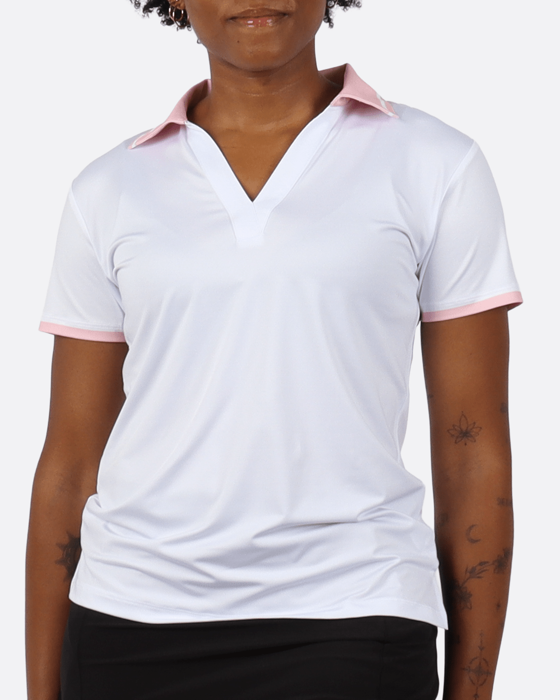 Classy Pink Women's Golf Polo - Yatta Golf