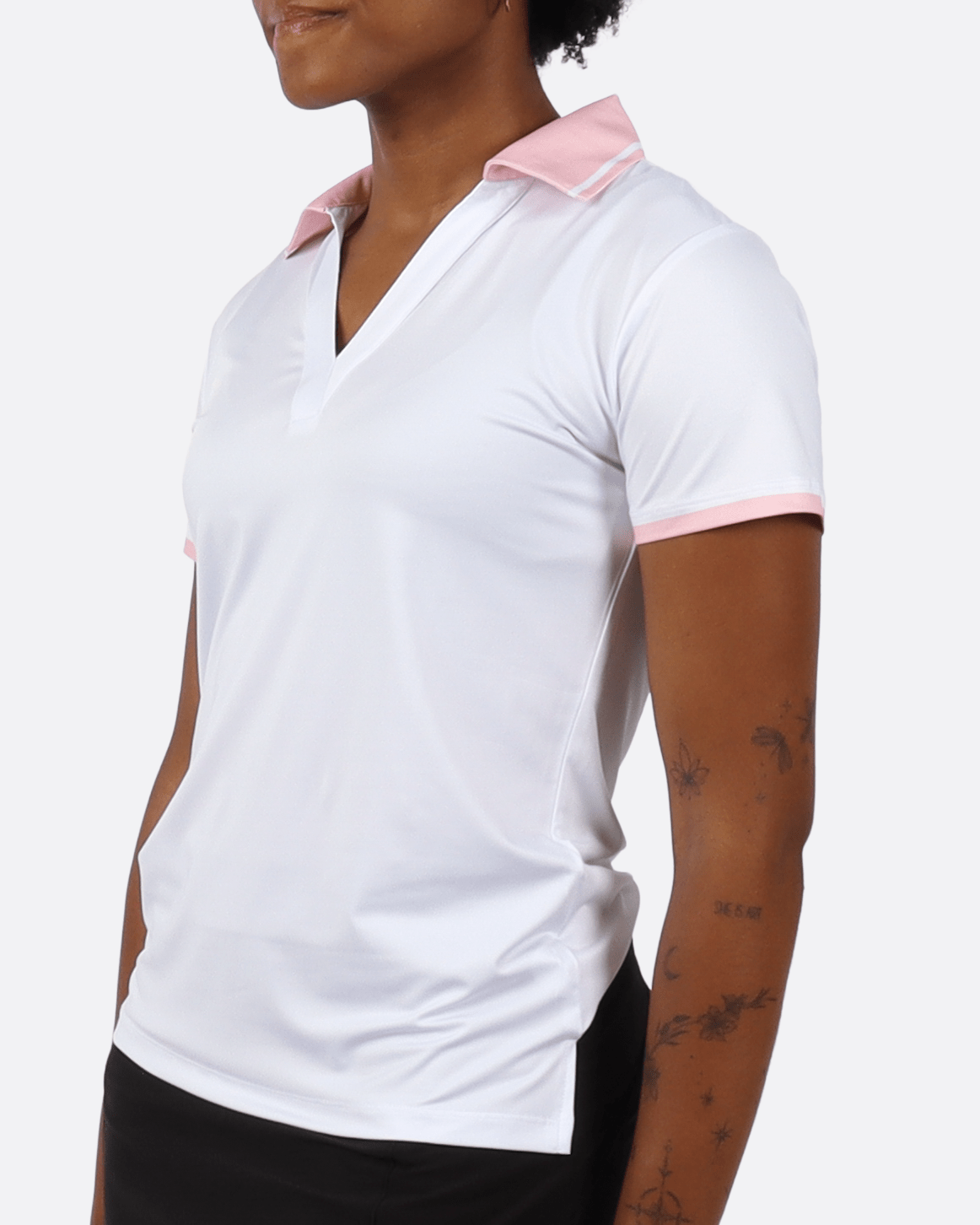 Classy Pink Women's Golf Polo - Yatta Golf