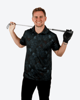 Dark Pineapple Golf Polo - Yatta Golf