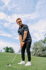 Dark Pineapple Golf Polo - Yatta Golf