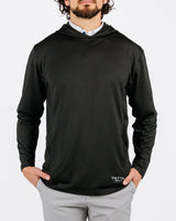Daybreak Performance Hoodie - Black - Yatta Golf