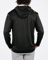 Daybreak Performance Hoodie - Black - Yatta Golf