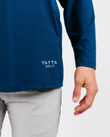 Daybreak Performance Hoodie - Navy - Yatta Golf