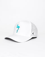 Flamingo Golf Hat - White - Yatta Golf
