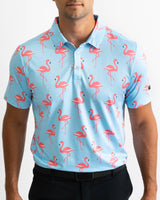 Flamingo Par-Tee Golf Polo - Yatta Golf