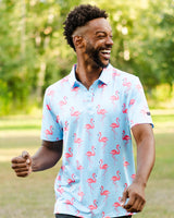 Flamingo Par-Tee Golf Polo - Yatta Golf