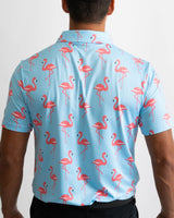Flamingo Par-Tee Golf Polo - Yatta Golf