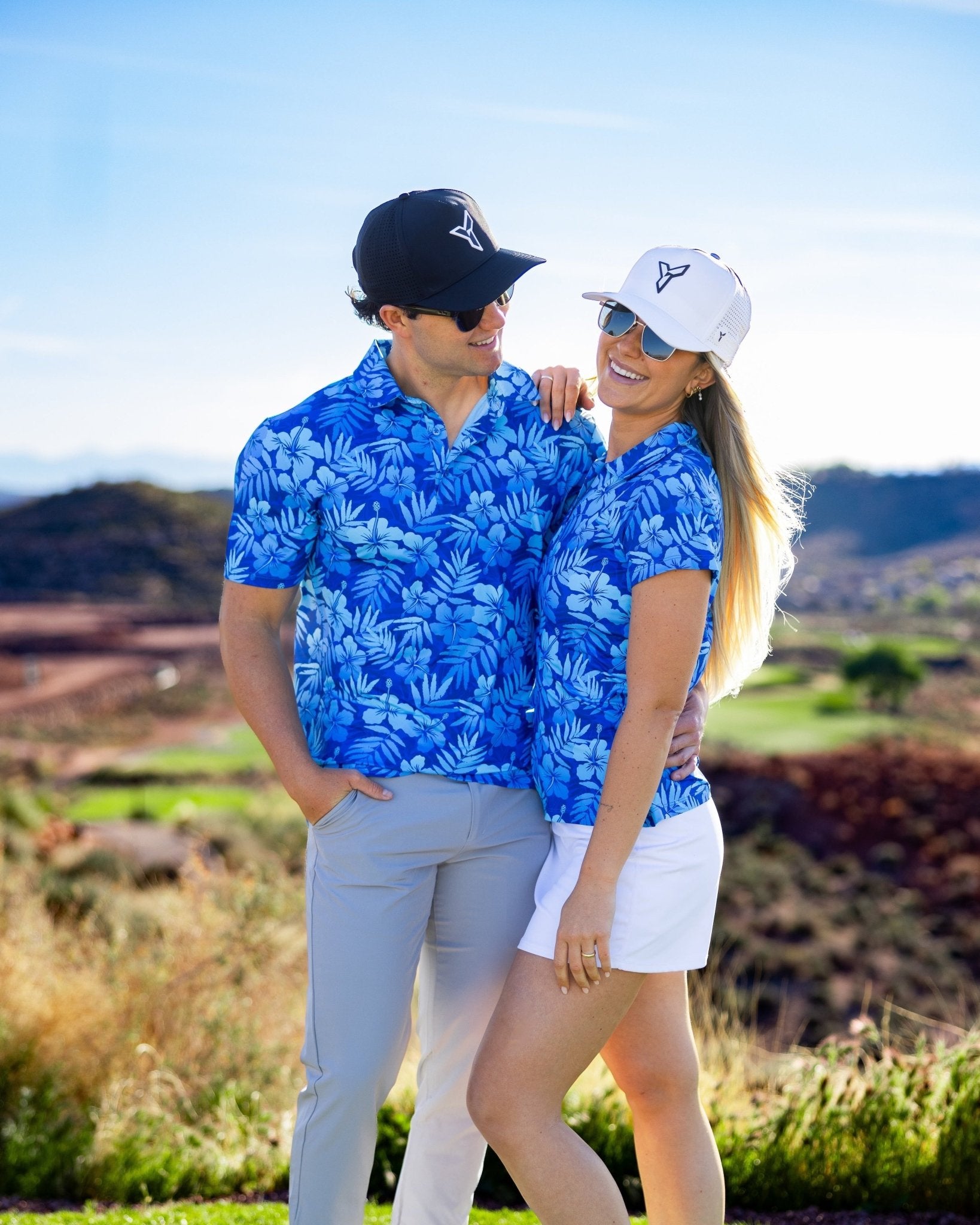 Floral Surf Women's Golf Polo - Yatta Golf