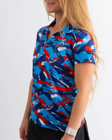 Freedom Track Women's Golf Polo - Yatta Golf
