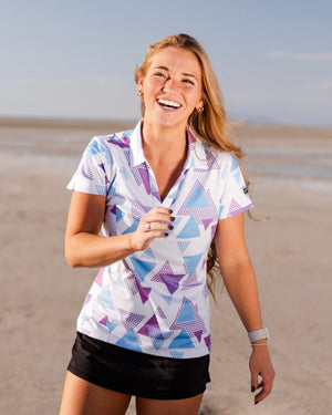 Frosty Women's Golf Polo - Yatta Golf