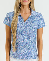 Glitter Women's Golf Polo - Yatta Golf