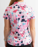 Graffiti Glamour Women's Golf Polo - Yatta Golf