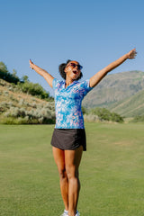 Ho'onanea Vibe Women's Golf Polo - Yatta Golf