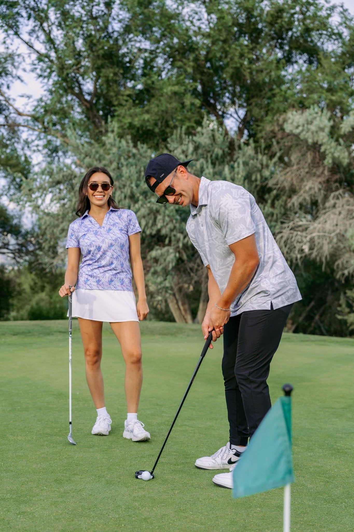 Ice Forest Golf Polo - Yatta Golf
