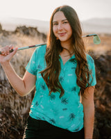 Island Livin Women's Golf Polo - Yatta Golf