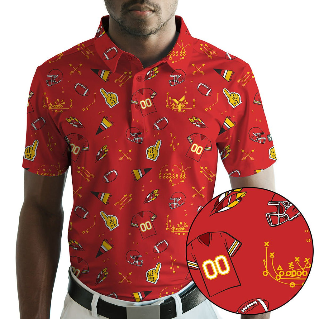 Kansas Red Golf Polo LIMITED EDITION - Yatta Golf