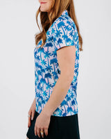 Lit Sunset Women's Golf Polo - Yatta Golf