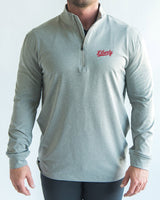 LU Light Gray Quarter Zip - Yatta Golf