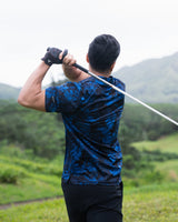 Midnight Blue Golf Polo - Yatta Golf