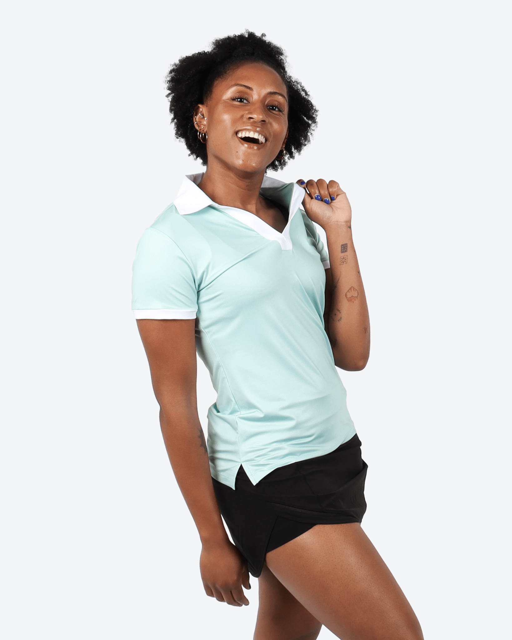 Mint Essential Women's Golf Polo - Yatta Golf