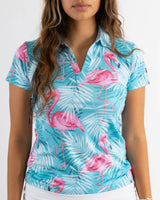 Minty Mingo Women's Golf Polo - Yatta Golf