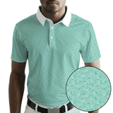 Model - T Mint Golf Polo - Yatta Golf