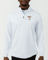 MSU White Quarter Zip - Yatta Golf