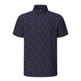 Navy Santa Swing Golf Polo | Pre-Order - Yatta Golf