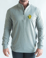 NDSU Light Grey Quarter Zip - Yatta Golf