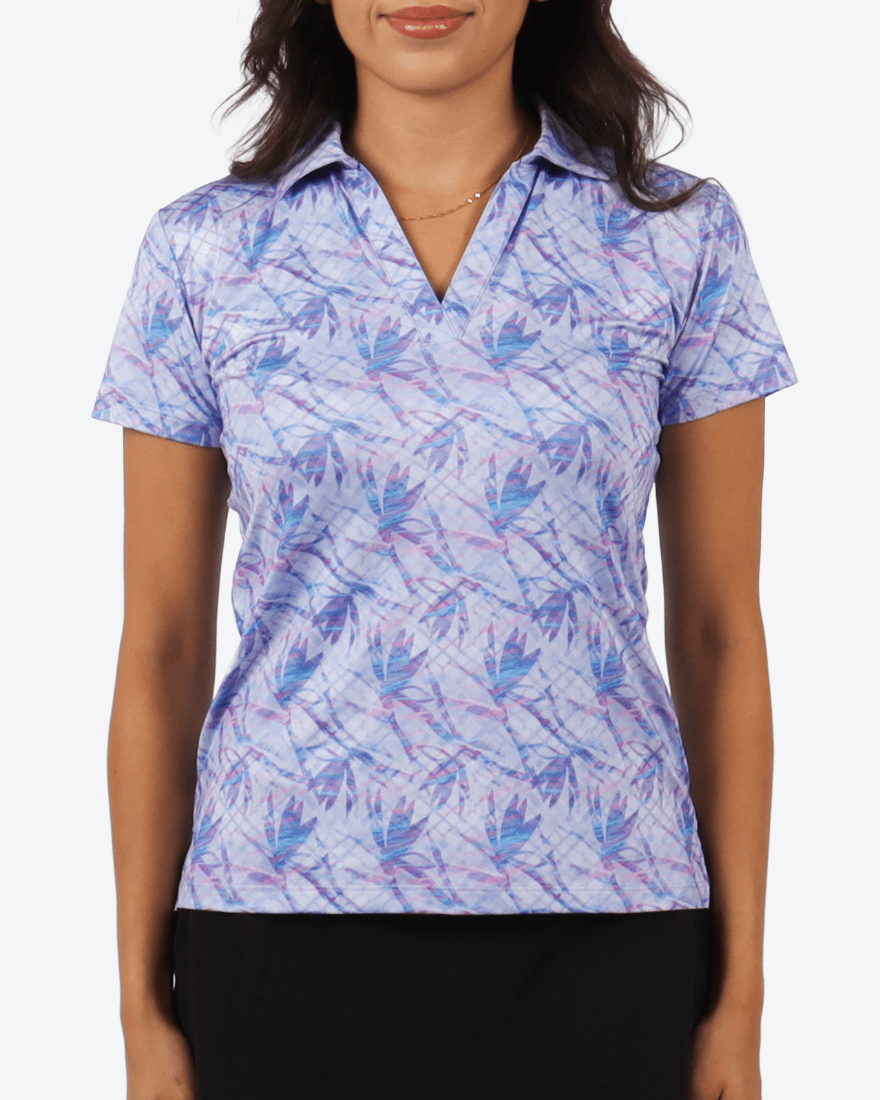 Neon Luxe Women's Golf Polo - Yatta Golf