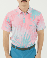 Palm Peach Golf Polo - Yatta Golf