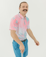 Palm Peach Golf Polo - Yatta Golf