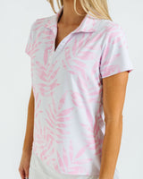 Pink Frost Women's Golf Polo - Yatta Golf