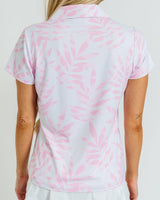 Pink Frost Women's Golf Polo - Yatta Golf