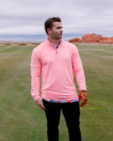Pink Quarter Zip - Men's - Yatta Golf