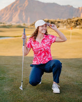 Pow Women's Golf Polo - Yatta Golf