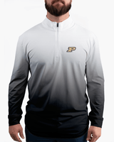 Purdue Black Birdie Quarter Zip - Yatta Golf