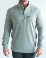Purdue Light Grey Quarter Zip - Yatta Golf