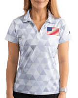 Quicksilver Women's Golf Polo. USA EDITION. - Yatta Golf