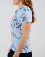 Riviera Rain Women's Golf Polo - Yatta Golf