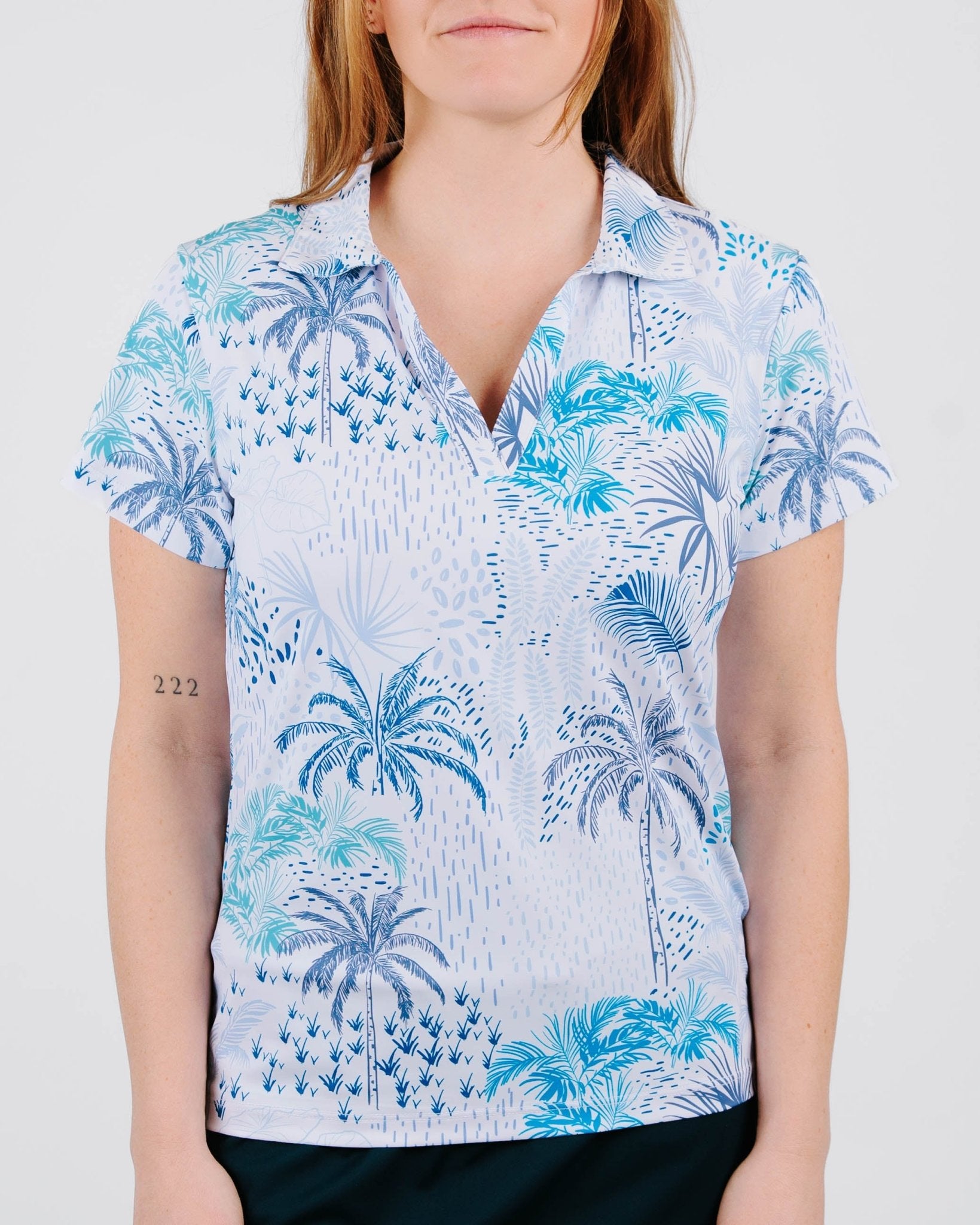 Riviera Rain Women's Golf Polo - Yatta Golf