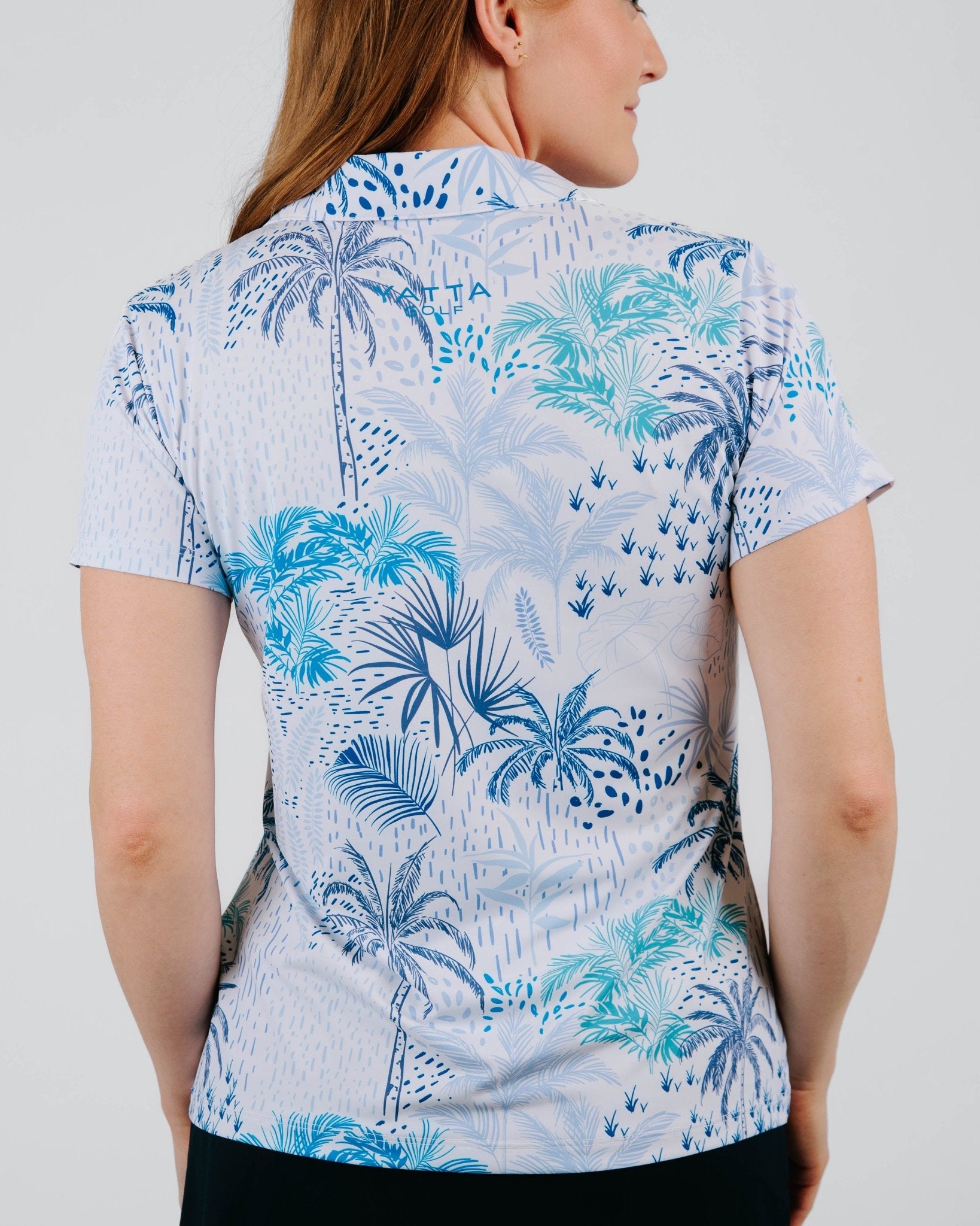 Riviera Rain Women's Golf Polo - Yatta Golf