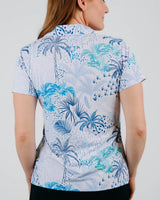 Riviera Rain Women's Golf Polo - Yatta Golf