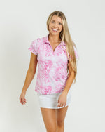 Rosé Fairway Women's Golf Polo - Yatta Golf